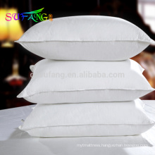 Hotel linen/factory price new hot saling textiles pillows with down filling hotel pillow